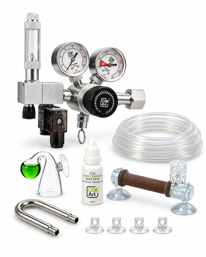 New Pro-Elite Series V2 Complete Aquarium CO2 System with in-tank Flux_ Diffuser