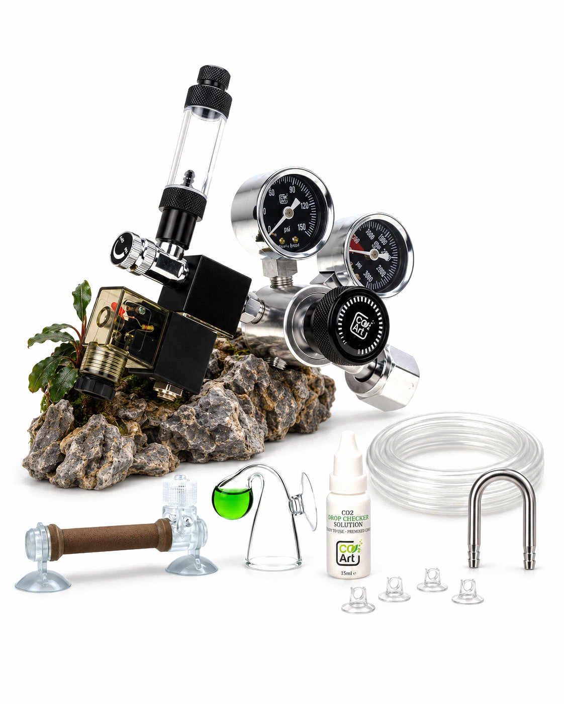 Pro-SE Series Complete Aquarium CO2 System with in-tank Flux_ Diffuser