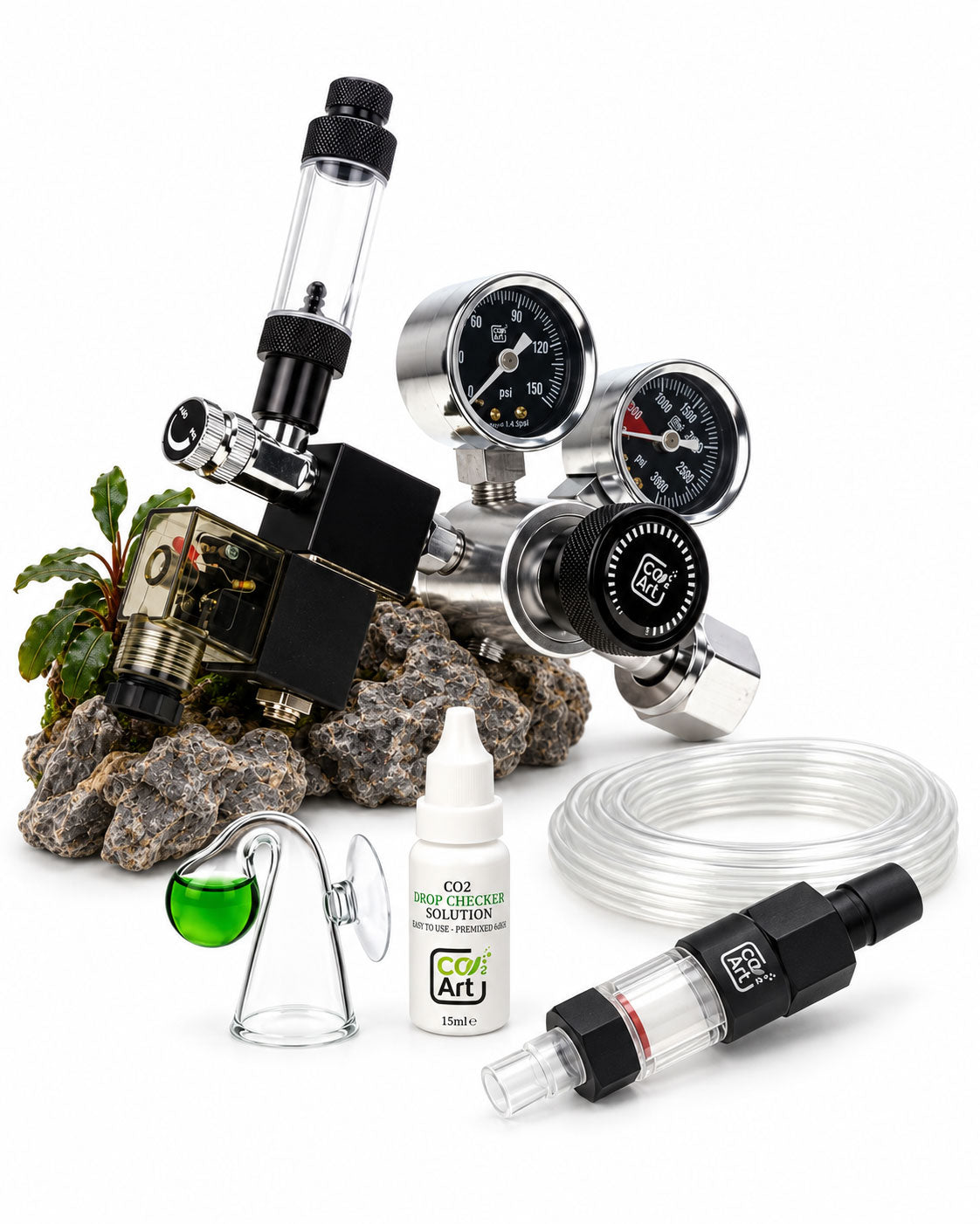 Pro-SE Series Complete Aquarium CO2 System with New Inline CO2 Diffuser