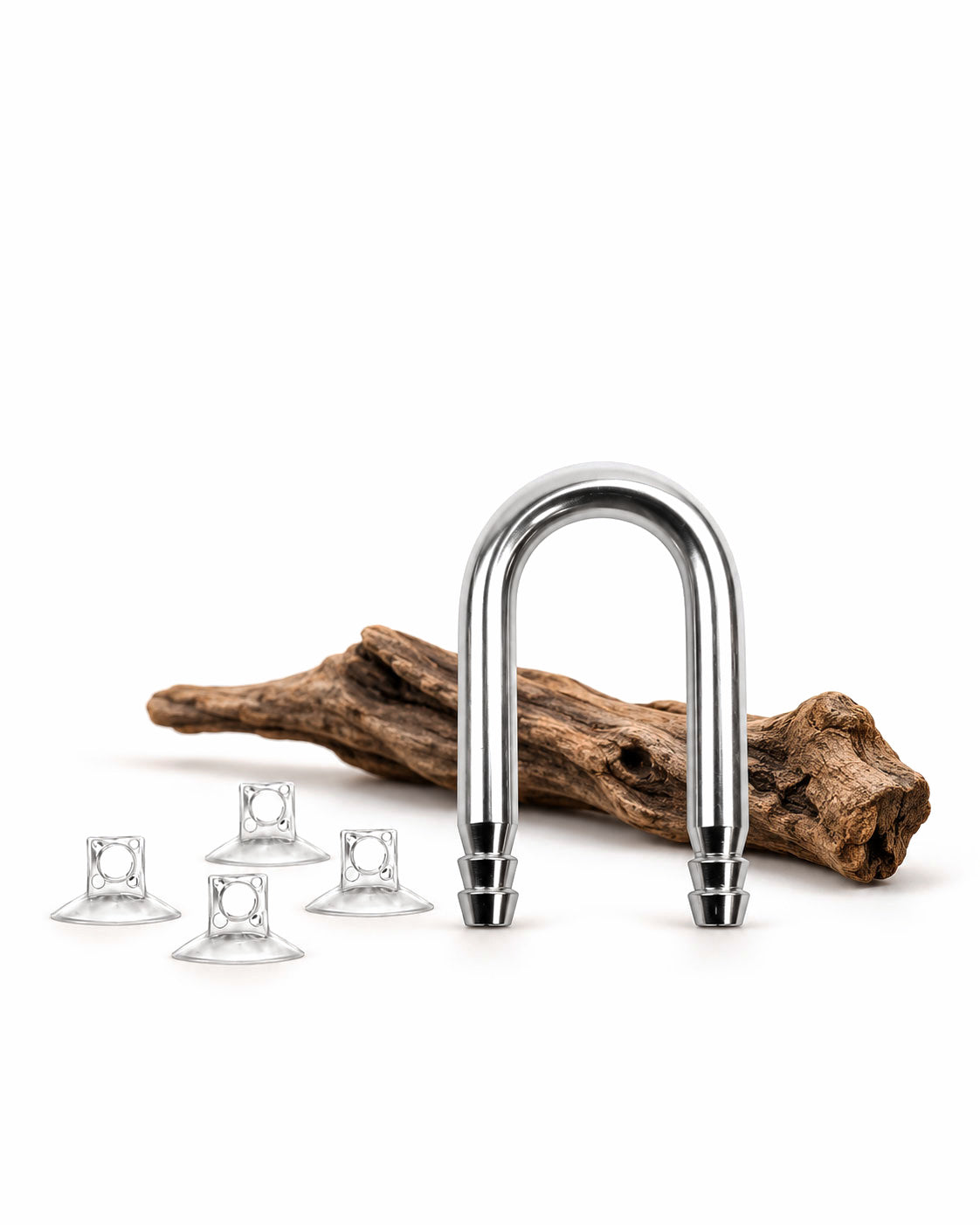 NEW SS-Series U-Bend Stainless Steel Tubing Connector + 4x Suction Cups